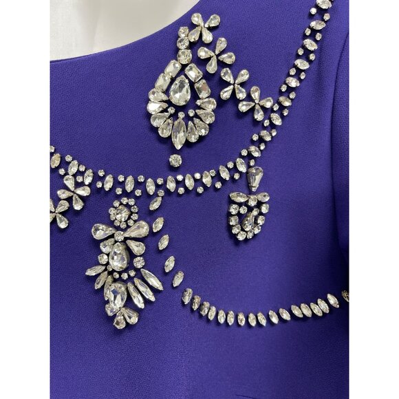 Elegant Purple Evening Gown - Picture 6 of 8